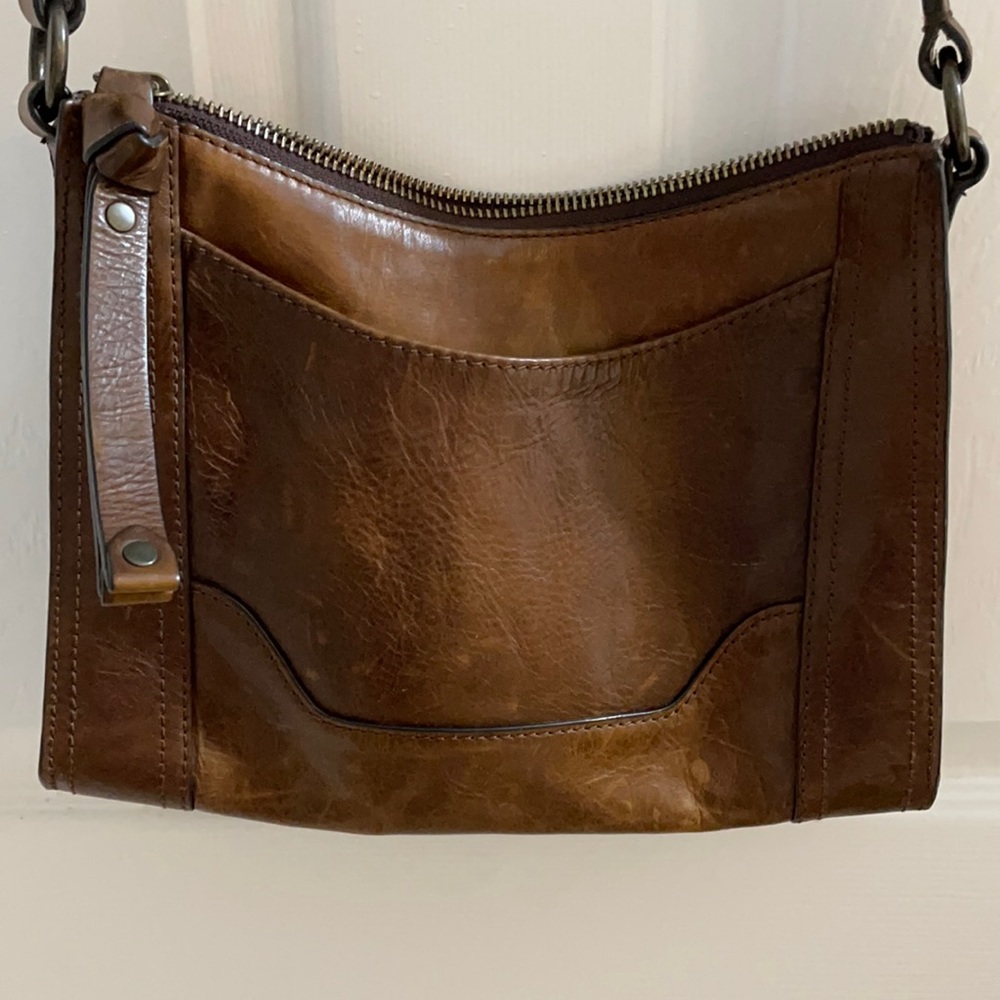 Frye Crossbody Brown Leather